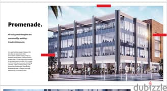 Office for Sale 103M in installments semi-finished in Three Sixty mall - 5th Settlment