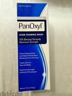 Panoxyl Facial wash