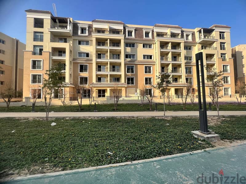 Apartment for sale, 3 rooms, open view on landscape, in Sarai Compound, by Misr City Company, Mostakbal City 3