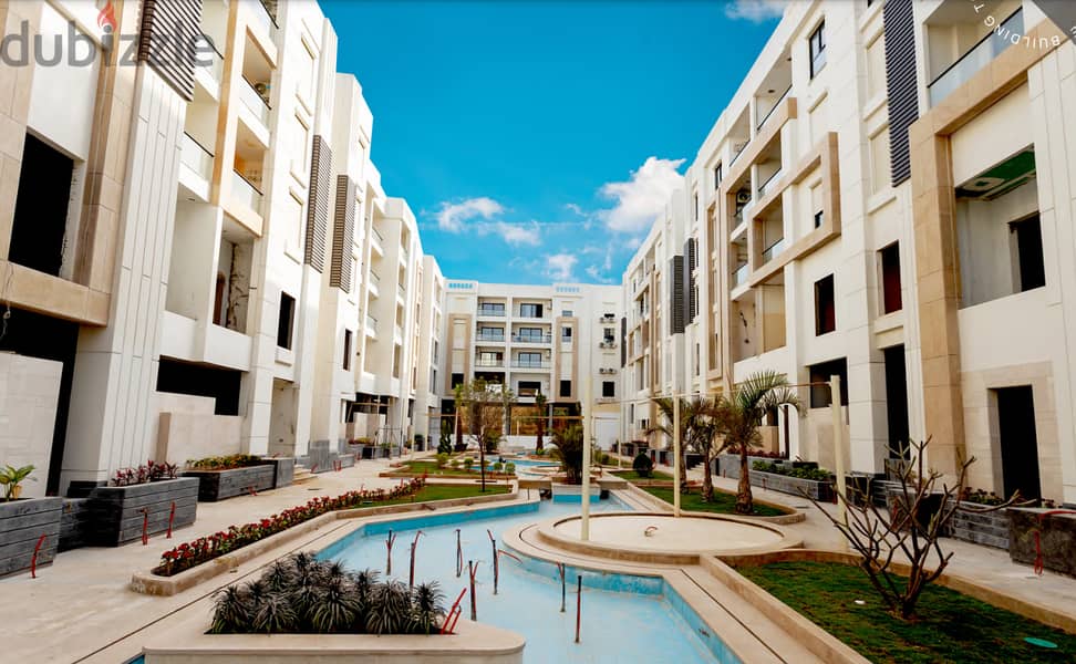 Apartment for sale, fully finished, 3 rooms, with air conditioners, next to Al-Futtaim Mall and the airport 3