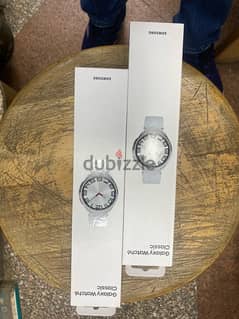 Galaxy Watch 6 Classic 47M Silver جديد متبرشم