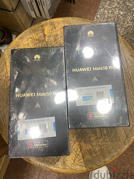 Huawei Mate 50 Pro dual sim 512G Orange Black  256G Black جديد متبرشم 3