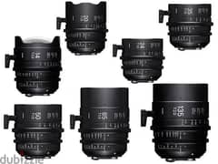 CINE Seven prime Lenses kit Sony E-mount