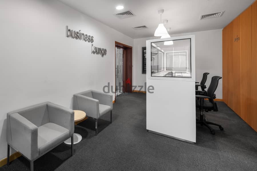 Open plan office space for 10 persons in Raya Offices 133 2