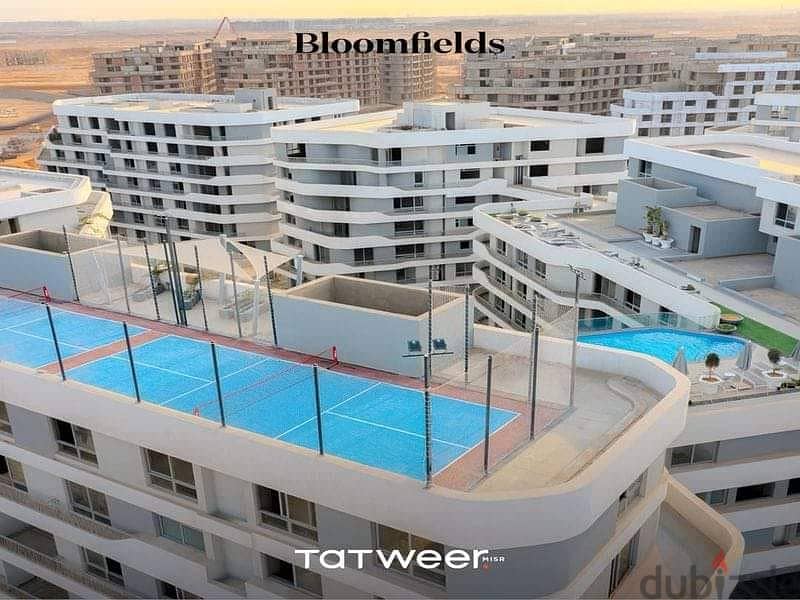 Apartment for sale شقة للبيع في كمبوند بلوم فيلدز في المستقبل سيتي 3