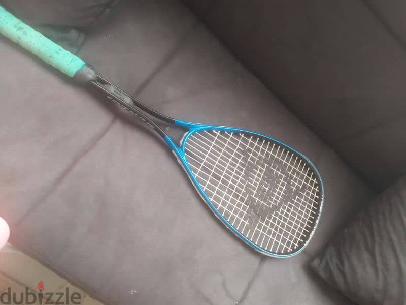 squah racquet Dunlop with grab 2