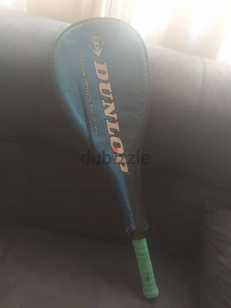 squah racquet Dunlop with grab 3