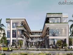 Commercial store for sale with an area of ​​55m + 14m outdoor area With the lowest down payment of 20%