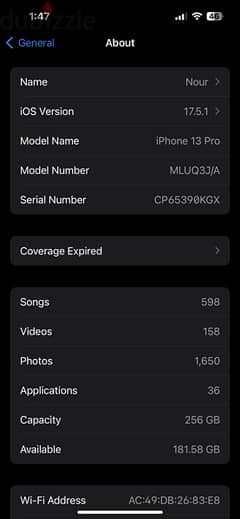 Iphone 13 pro 256GB