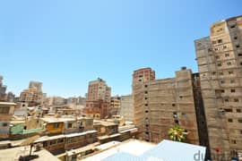 شقة للايجار- سيدي جابر - مساحة 115 متر