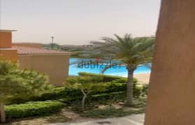Side View Lagoon Chalet For Rent In Marassi - North Coast