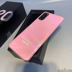 Samsung Galaxy S20 Pink نسخة محلي شريحتين بحالة الجديد بكل مشتكلاته