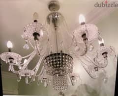 New Chandlier Crystal Asfour 8 lamps