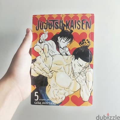 Jujutsu kaisen manga vol. 5 مانجا جيجيتسو كايسن العدد الخامس