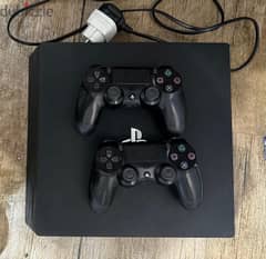 used playstation 4 pro + two original controllers 0