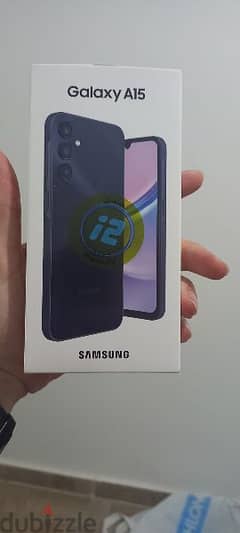 Samsung A15/8GB Ram/256 Black Sealed