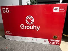 Grouhy LED TV 55 inch Smart New Sealed