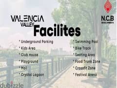 Own a studio with only 5% down payment in Valencia Compound in the heart of Fifth Settlement With equal installments systems, 25 meter garden