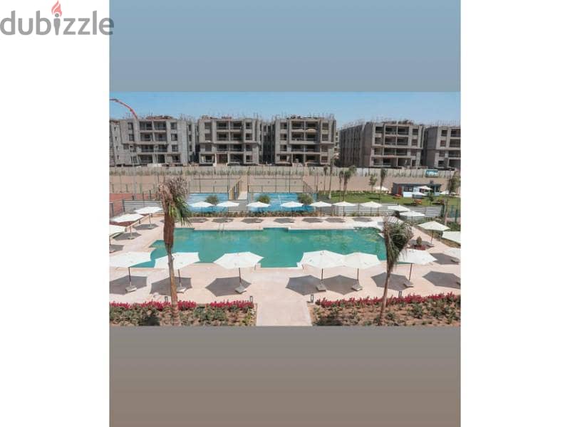 Apartment with garden for sale fully finished with ac's view club house with instalment over 7 years 1