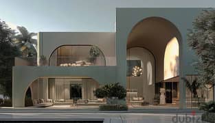 Villa fully finieshed 440 m, 4th row, on the Sidi Heneish Sea, in Hacienda Heneish, beside silver sands 0