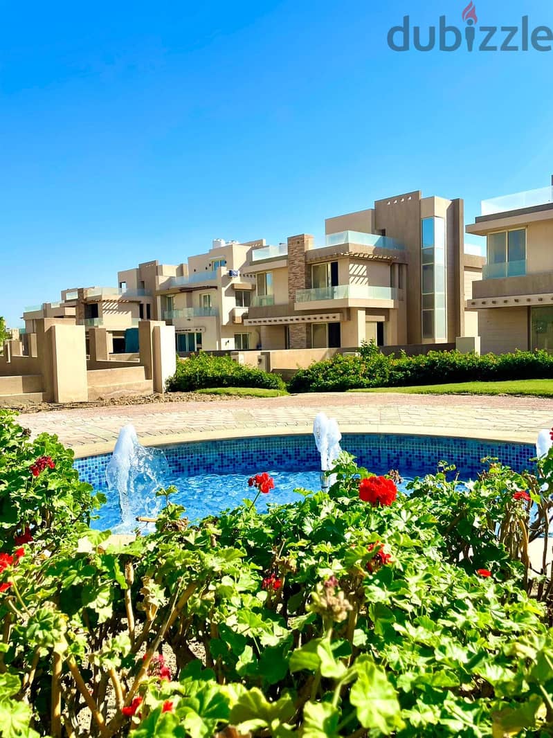 Inspect and receive immediately a villa on the oasis with Mountain View October Park behind Dreamland in installments 8
