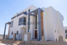 Inspect and receive immediately a villa on Wasslat Dahshour at Beverly Hills in installments