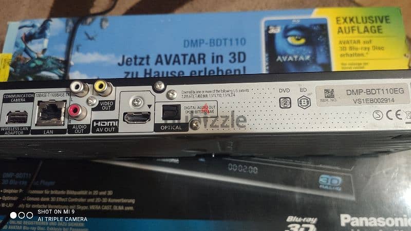 Panasonic Blu Ray 3d player 2