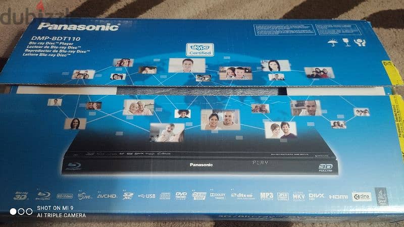 Panasonic Blu Ray 3d player 3