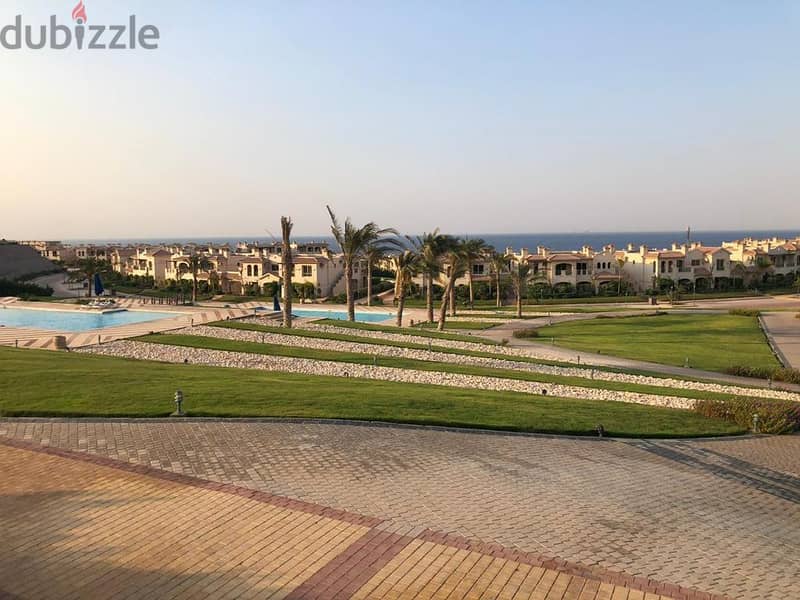 Chalet With Garden Ready To Move Sea View Fully finished In La Vista Gardens Ain Sokhna 4