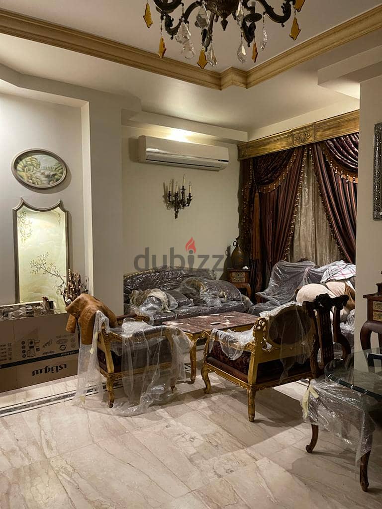 duplex villa 800m for rent fully furnished with private pool in al narges villas new cairo 3