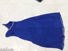 bebe blue dress