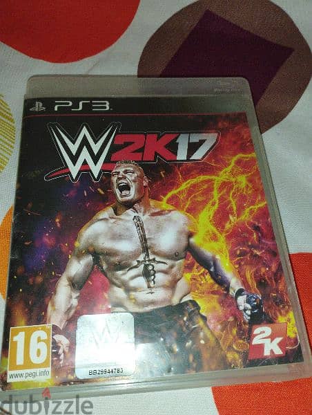 شريط مصارعه 2K17 PS3 بحاله جيده 2