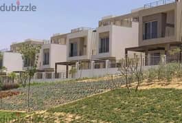 for sale twin house with installment prime location view landscape in hyde park new cairo