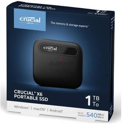 Crucial 1tb x6 external ssd