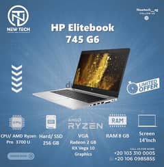 Laptop HP elitebook 745 G6 لابتوب كسر زيرو استيرادg