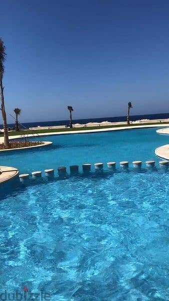 شاليه غرفتين مكيف للايجار مصيف جديد بمطروح قرية لونج ايلاند جزيرةروميل