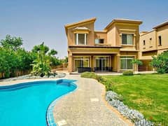 stand alone villa for sale in swan lake hassan allam with perfect view