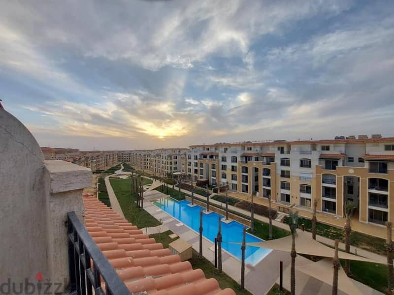 Directly on the Ring Road, own an apartment with a 93 sqm garden in the Fifth Settlement 5