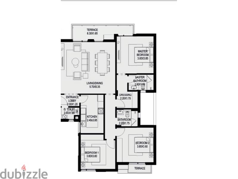 3 bedrooms for sale in club residence , October 2