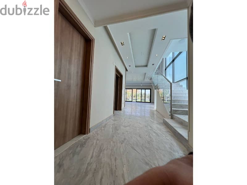 Standalone for sale fully finished with air conditioners view  landscape cash ready to move in Al Burouj Al Shorouk Compound 7