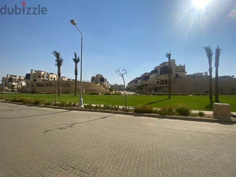 S Villa Middle, semi-finished, for sale, ready to move in Sarai Compound Mostakbal City 5