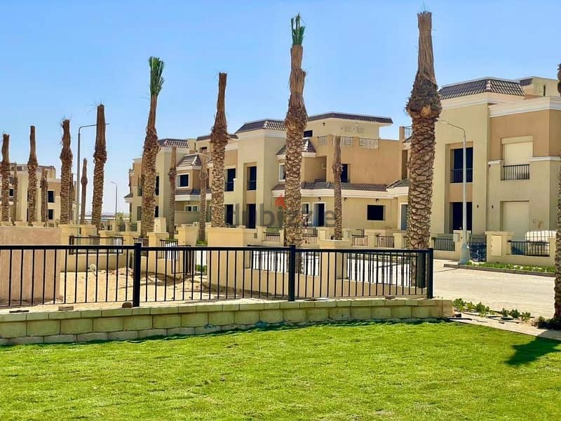 S Villa Middle, semi-finished, for sale, ready to move in Sarai Compound Mostakbal City 10