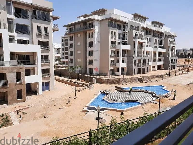 At the best price for sale, apartment view landscape ready to move in installments, in Hyde Park Compound, Fifth Settlement 4