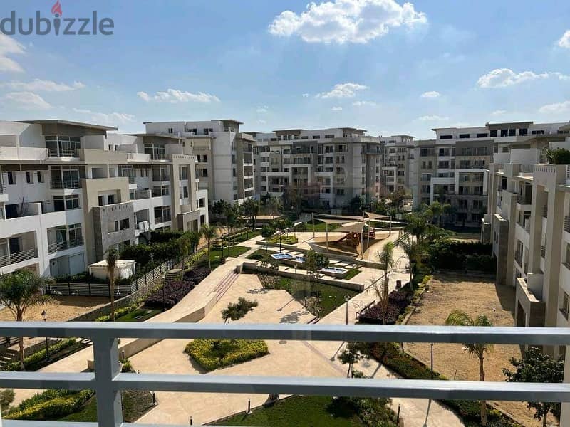 At the best price for sale, apartment view landscape ready to move in installments, in Hyde Park Compound, Fifth Settlement 11