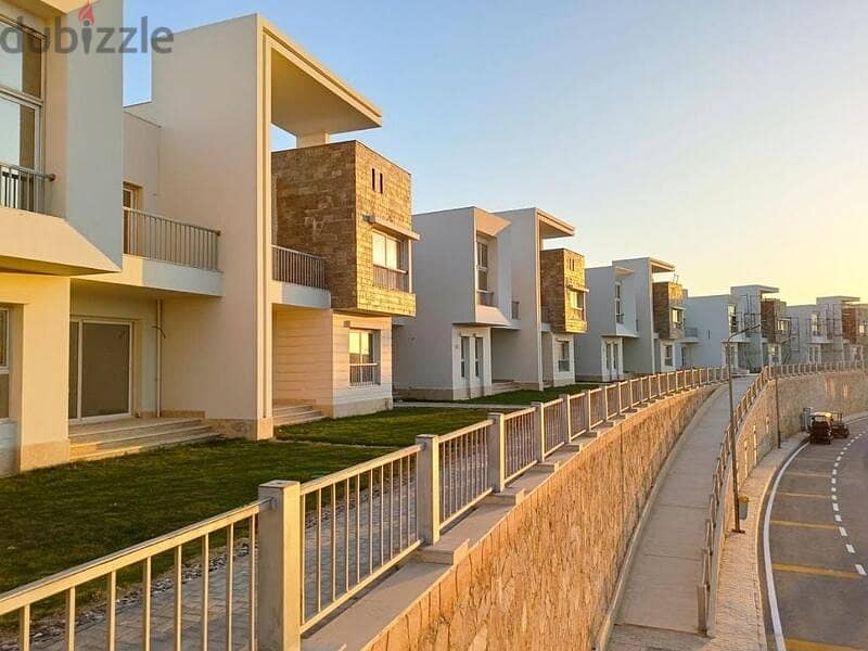 Own a fully finished chalet with immediate delivery in Ras El Hekma in equal installments in Sea View North Coast 2