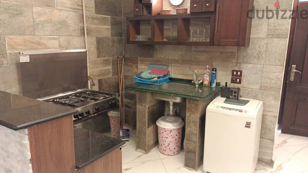 Apartment with private garden, Prime View for rent at the lowest available price / fully furnished - Al Narges - New Cairo - Fifth Settlement 18