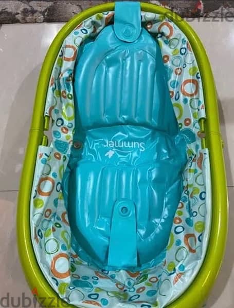 بانيو اطفال قابل للطي ماركه سمر انفانت summer infant bath tub 3