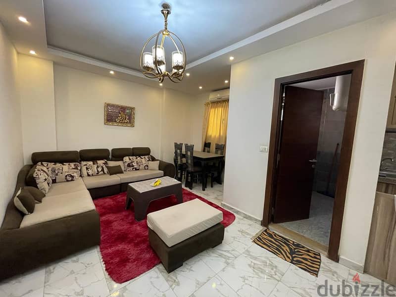 110 sqm apartment for sale, furnished, in the branches of Ahmed Orabi Street 1