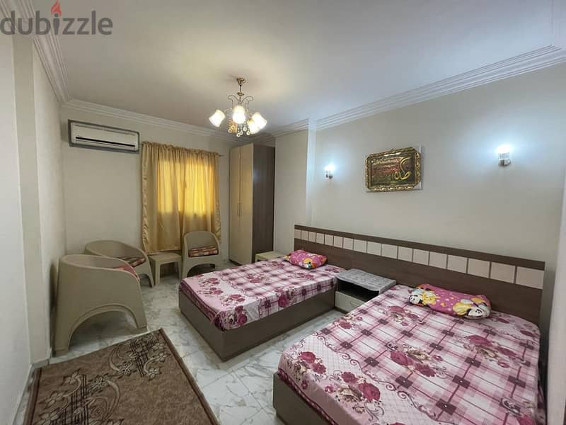 110 sqm apartment for sale, furnished, in the branches of Ahmed Orabi Street 5