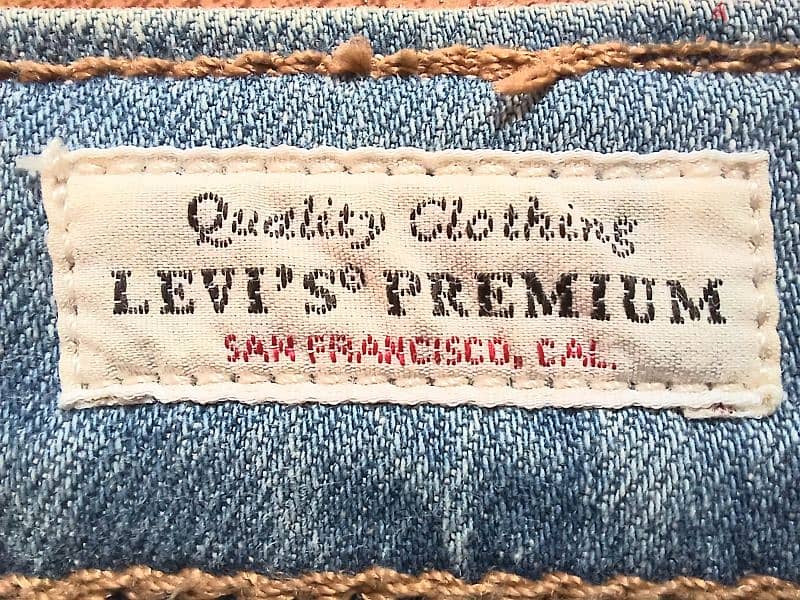 بنطلون جينز صيفى Levi's 512 باكستاني الصنع  مقاس w31 (مستعمل) 5